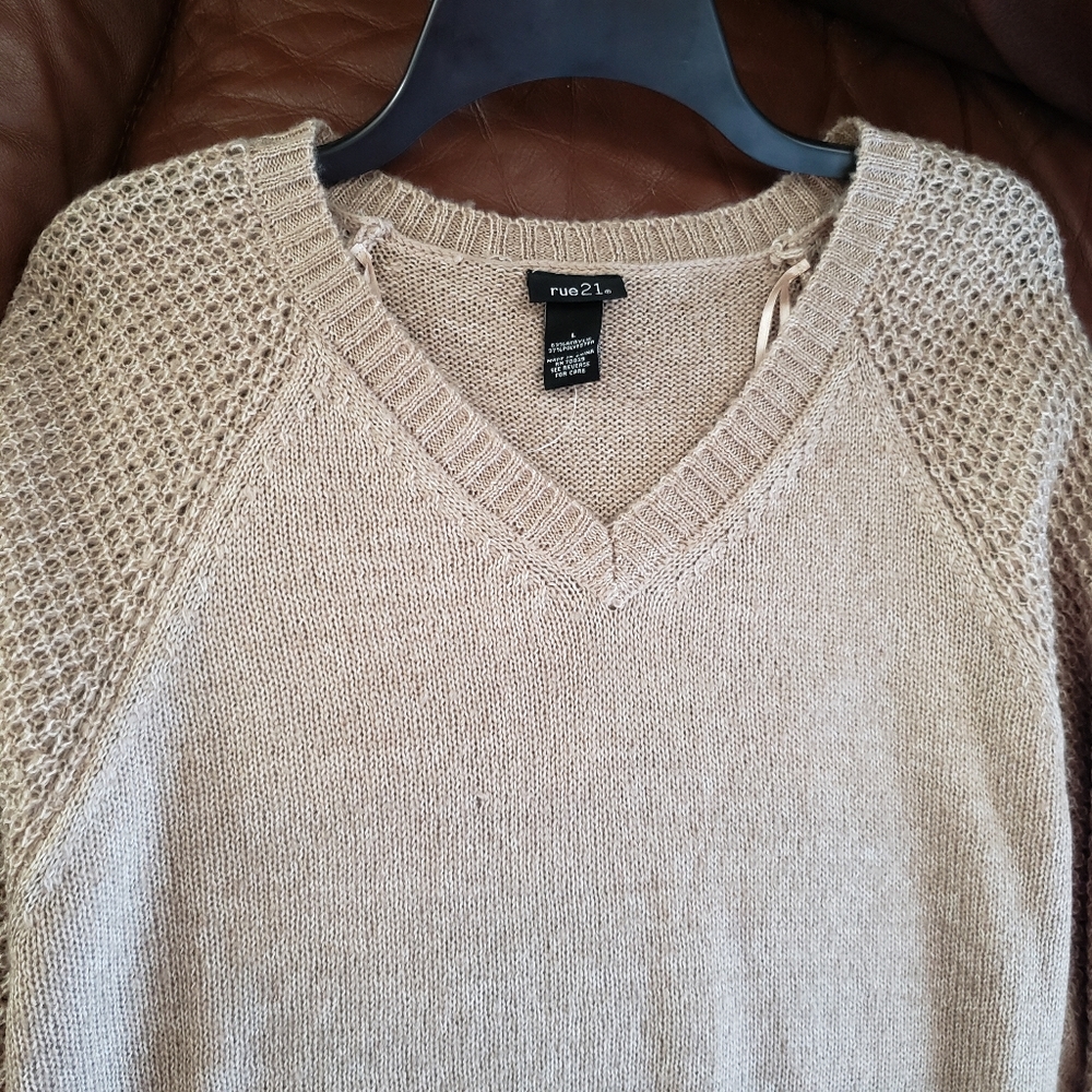 Oversized lightweight sweater